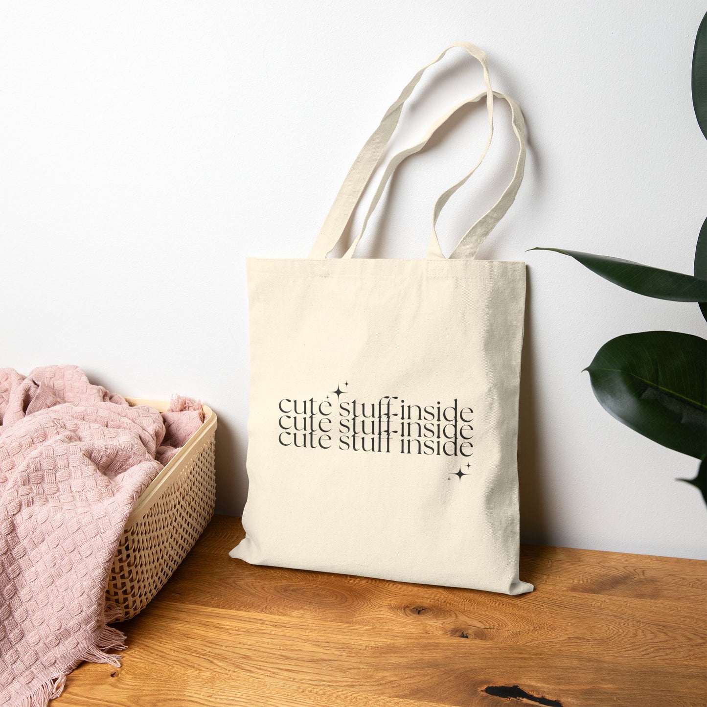 Cute Stuff Inside Tote