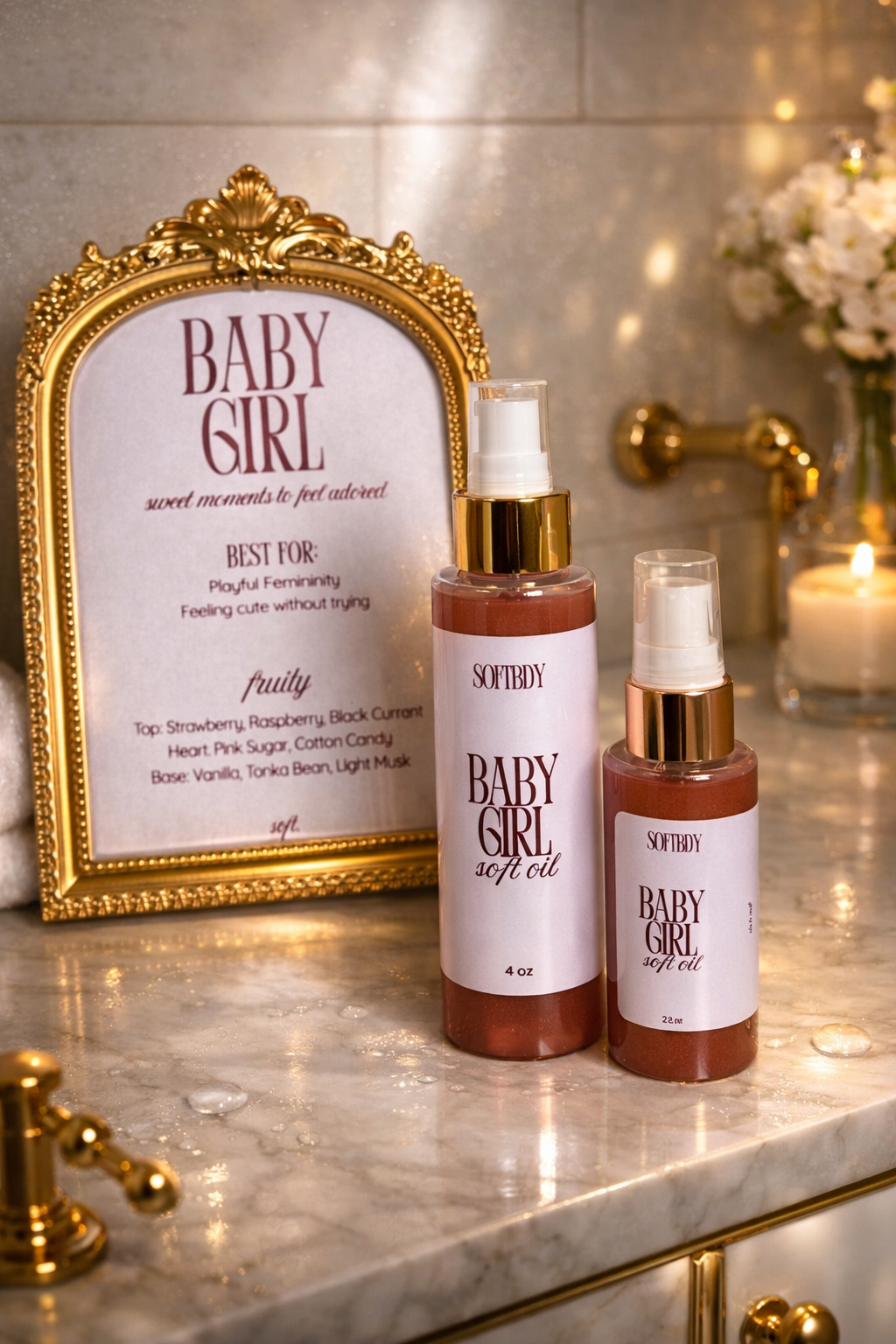 Baby Girl Soft Body Oil